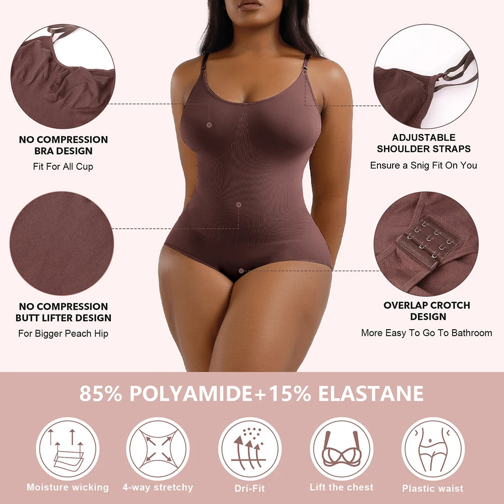 Compression Full Body Shapewear for Women Bodysuit Butt Lifter Shaper Seamless Full Bodysuit Girdels Shapers Colombian Girdles