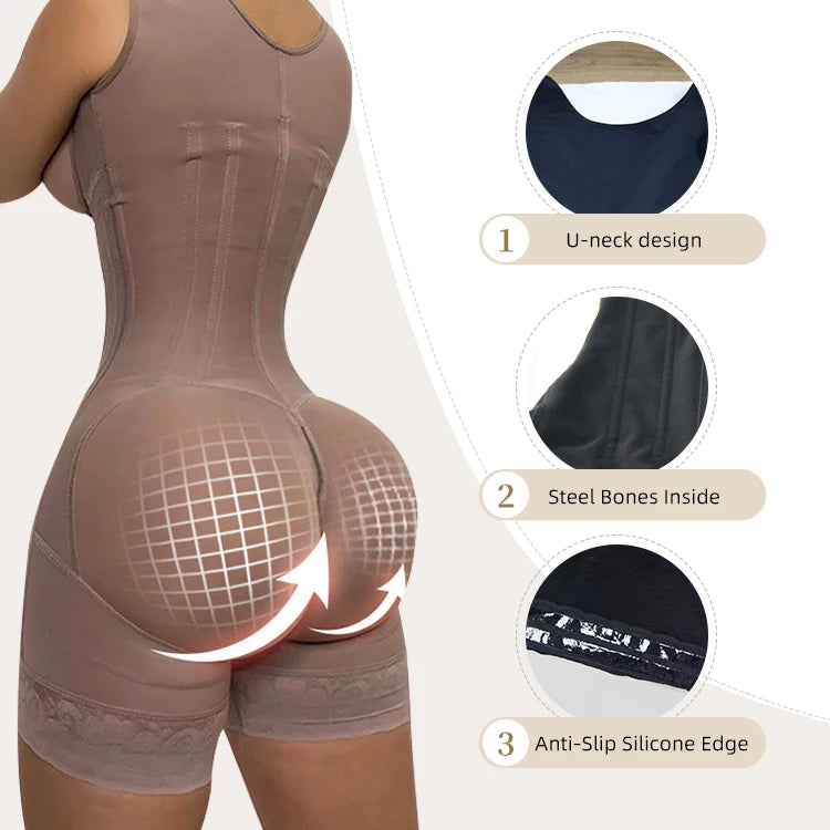2025 Colombian Girdles for Faja Sol Beauty Women Body Shaper BBL Post Surgery Butt Lifter Shapewear Hot Selling Breathable