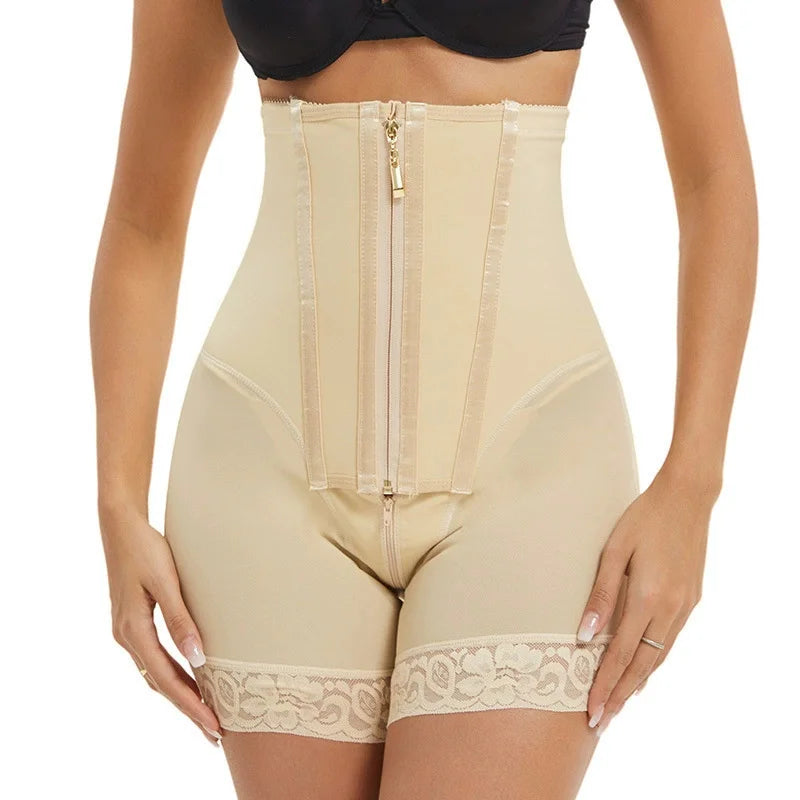 Colombian Fajas High Compression Girdles For Women Tummy Control High Waist Shorts Slimming Modeling Body Shaperwear
