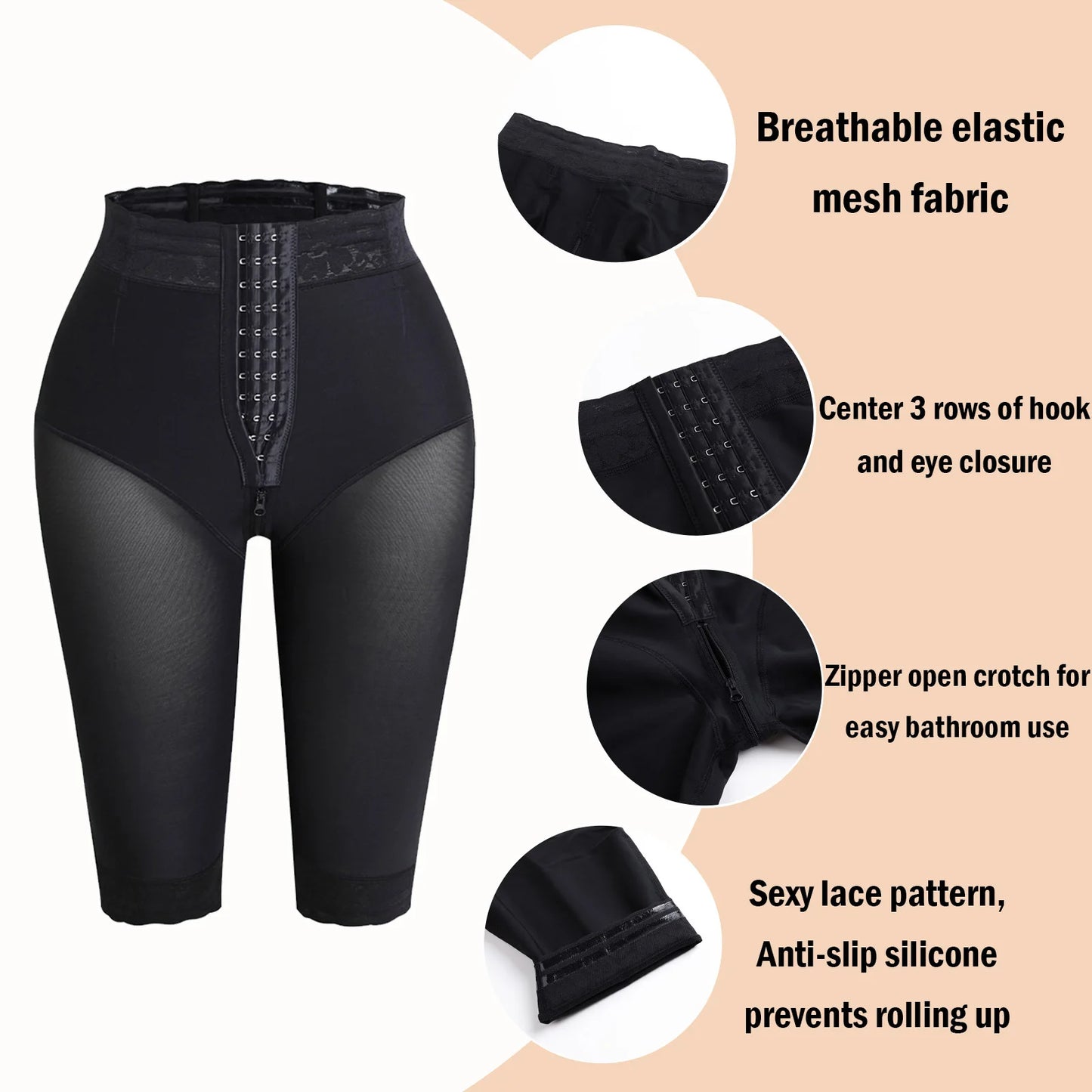Colombian Girdles Shaper for Women High Waist Flat Belly Slimming Panties Reducing Fajas Shaping Pants Butt Lifter Underwear