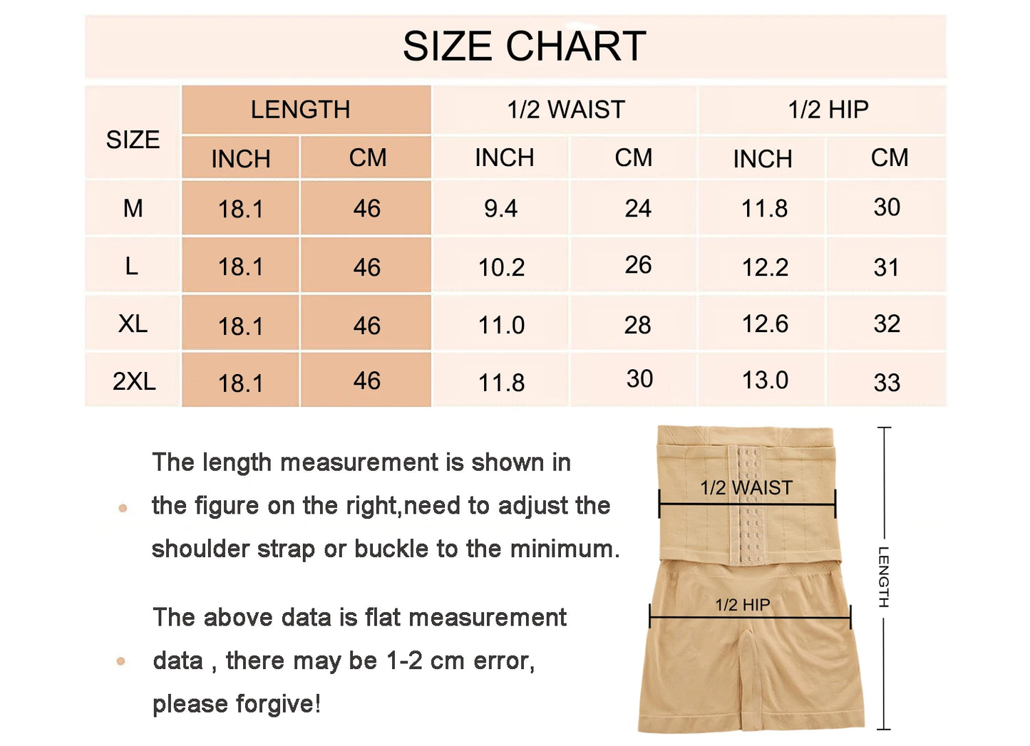 Shapewear for Women Tummy Control Body Shaper Fajas Shorts with Hook Butt Lifter Panties High Waisted Underwear Slimming Panties
