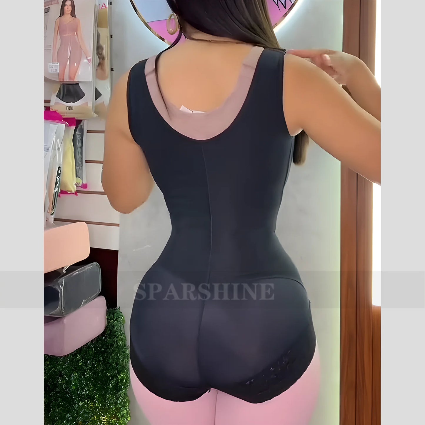 Abdominal Control Shapewear With Bra Butt Lifter New Flat Belly Bodysuits 2025 Women's Front-Breasted Slimming Tummy Control