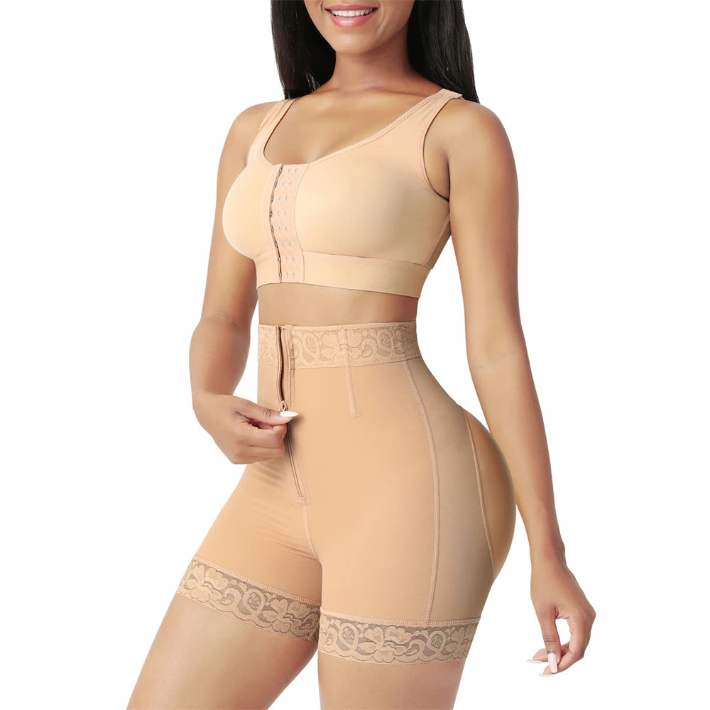 Colombian shaperwear Waist Trainer Full Body Shaper Underbust Slimming Sheath Corset Girdle Butt Lifter Bodysuit Women
