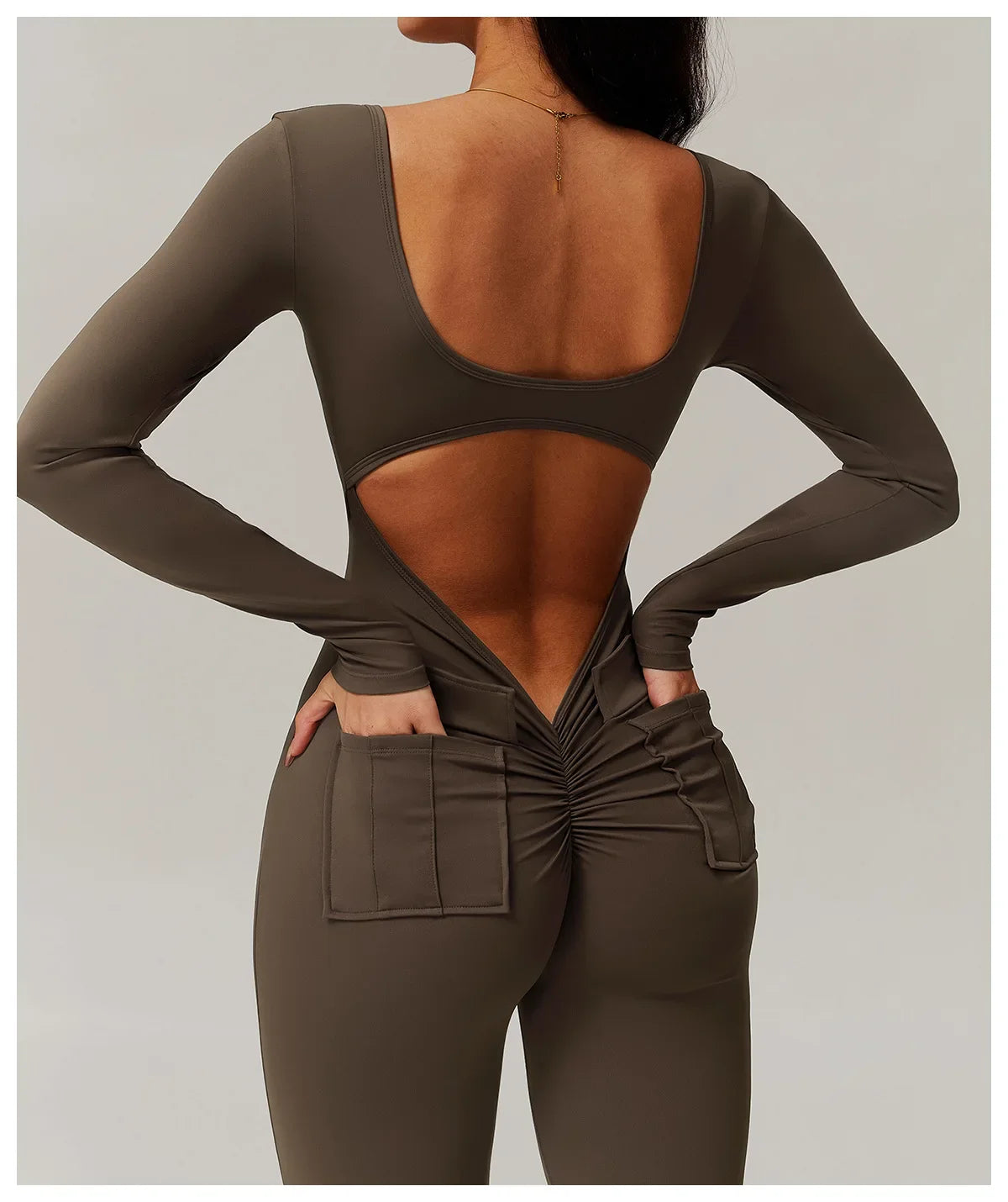 Sports Jumpsuit Women Gym Set Training Yoga Suit Sportswear Sexy Back V Jumpsuit Fitness Rompers Stretch Workout Bodysuits