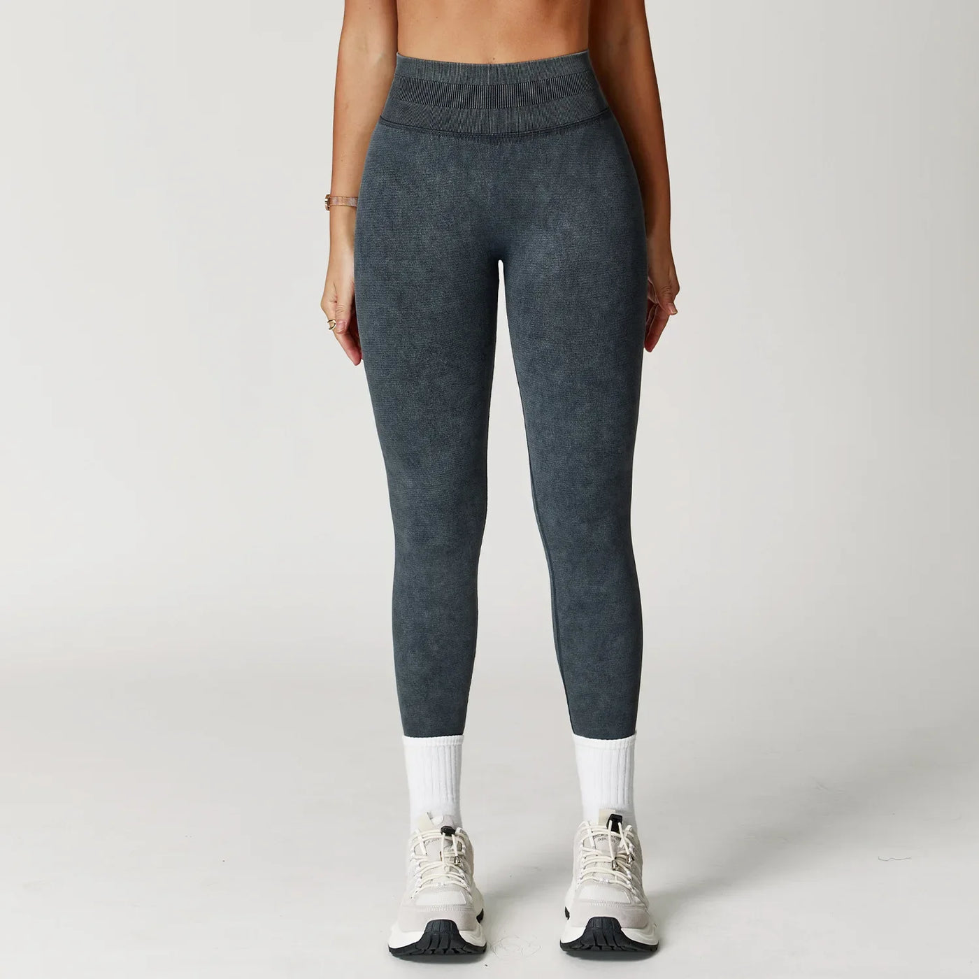 Impact Seamless Yoga Pants for Women | High Waist Ribbed Scrunch Bum Leggings