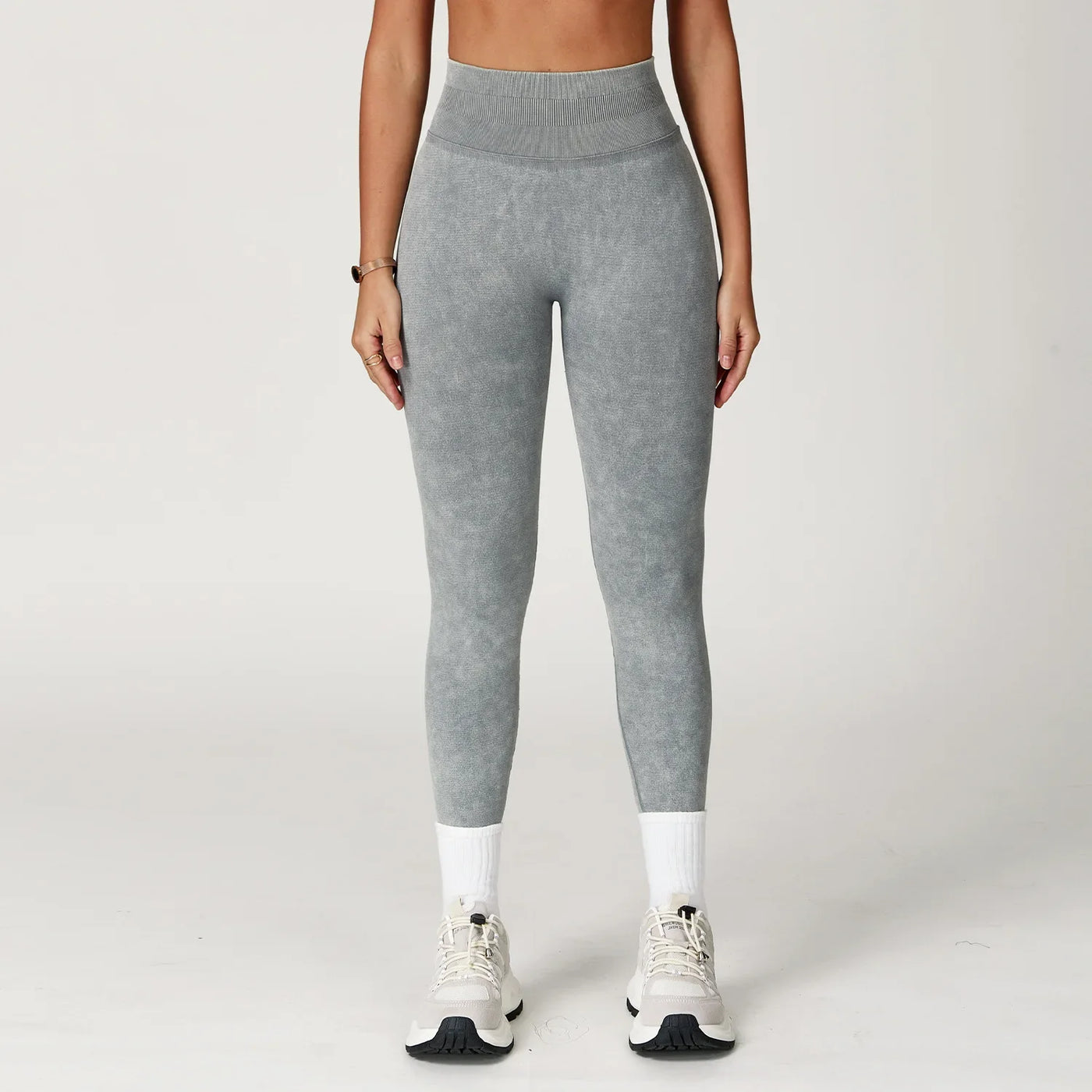 Impact Seamless Yoga Pants for Women | High Waist Ribbed Scrunch Bum Leggings