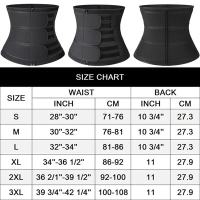 Men's Waist Trainer - Slimming Body Shaper and Fat Burning Girdle