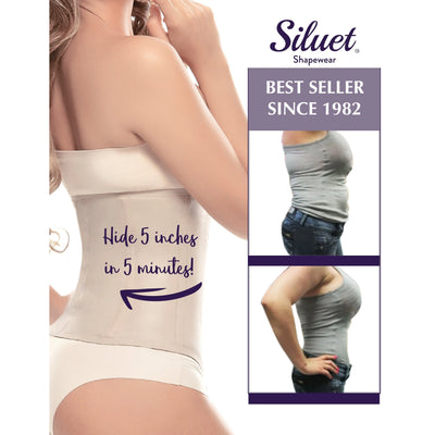 TD Siluet FR Classic Spandex Waist Cincher Body Slimming Waist Trainer with Custom Logo Lined in Pink Cotton