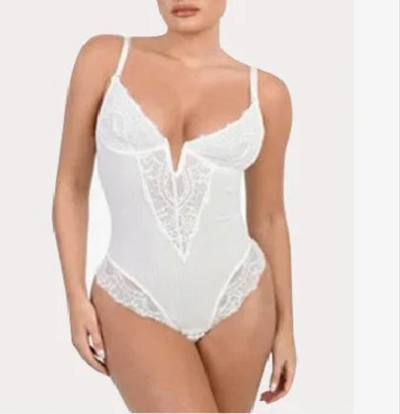 Sexy Lace Hollow Out Bodysuit Shapewear | Plus Size Tummy Control & Butt Lifting Underwear