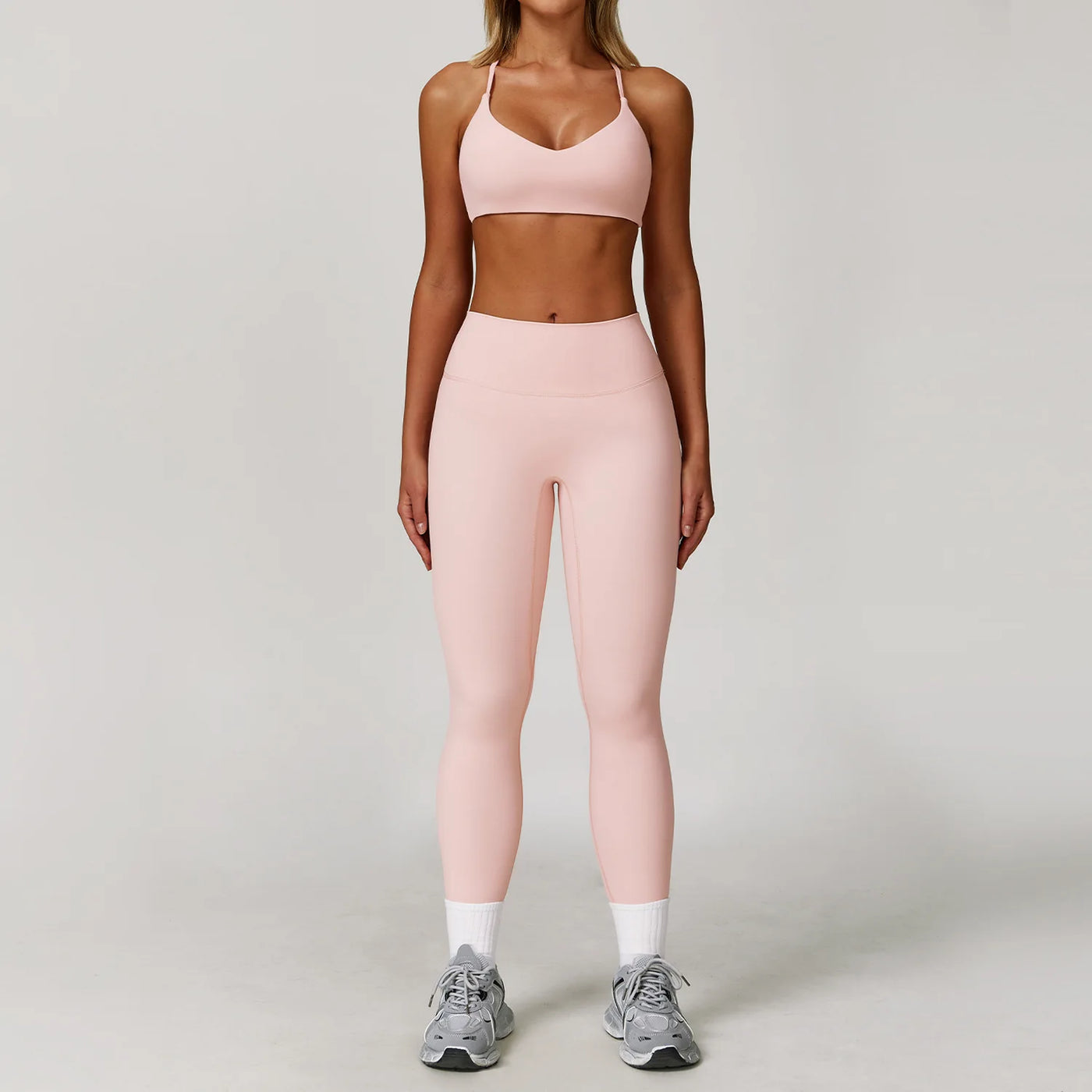 Women's Breathable Yoga Wear | Solid Design with Utility Pockets