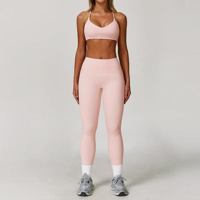 Women's Breathable Yoga Wear | Solid Design with Utility Pockets