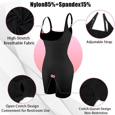 Shapewear Bodysuit for Women | Full Body Slimming Shaper & Waist Trainer
