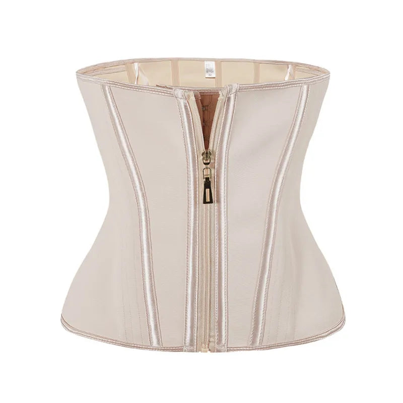 Fajas Colombianas Body Shaper Shapewear Women Vest Tops Double Compression Waist Trainer Corset Adjustable Zipper and Hook-eyes