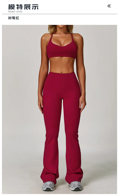 Women's Breathable Yoga Wear | Solid Design with Utility Pockets
