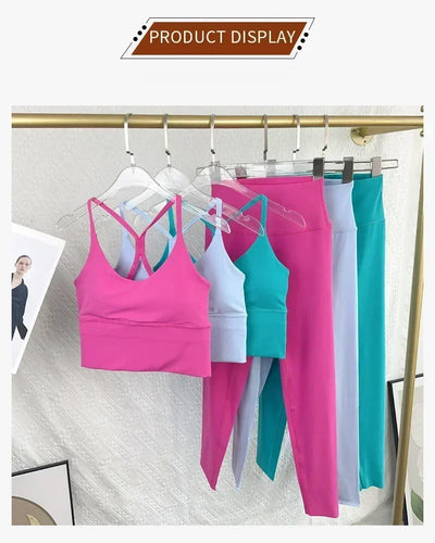 Women's Sleeveless Yoga Top - Breathable Nylon &amp; Spandex | Solid Color