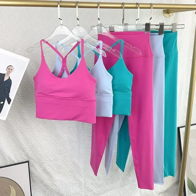 Women's Sleeveless Yoga Top - Breathable Nylon &amp; Spandex | Solid Color