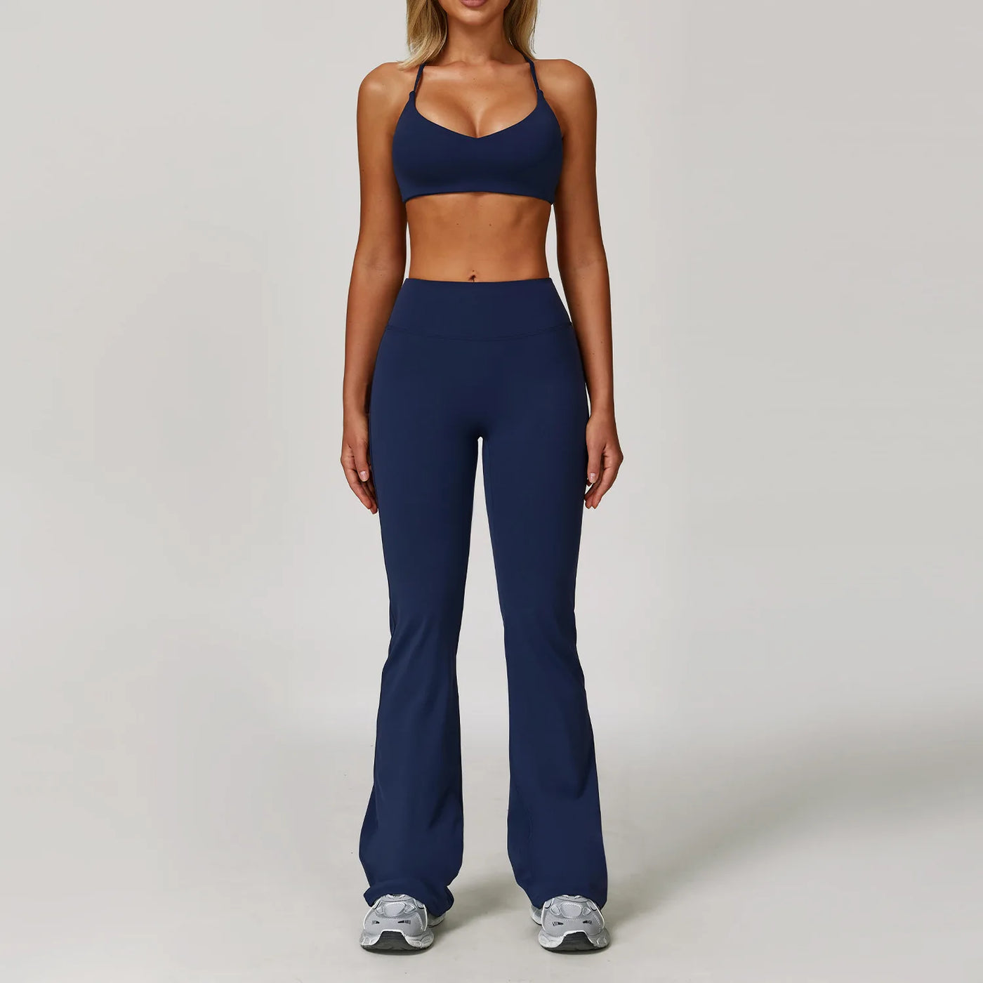 Women's Breathable Yoga Wear | Solid Design with Utility Pockets