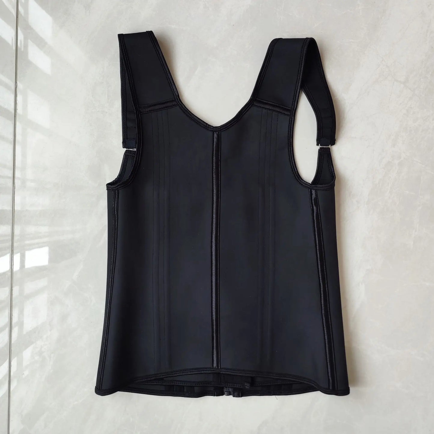 Fajas Colombianas Body Shaper Shapewear Women Vest Tops Double Compression Waist Trainer Corset Adjustable Zipper and Hook-eyes