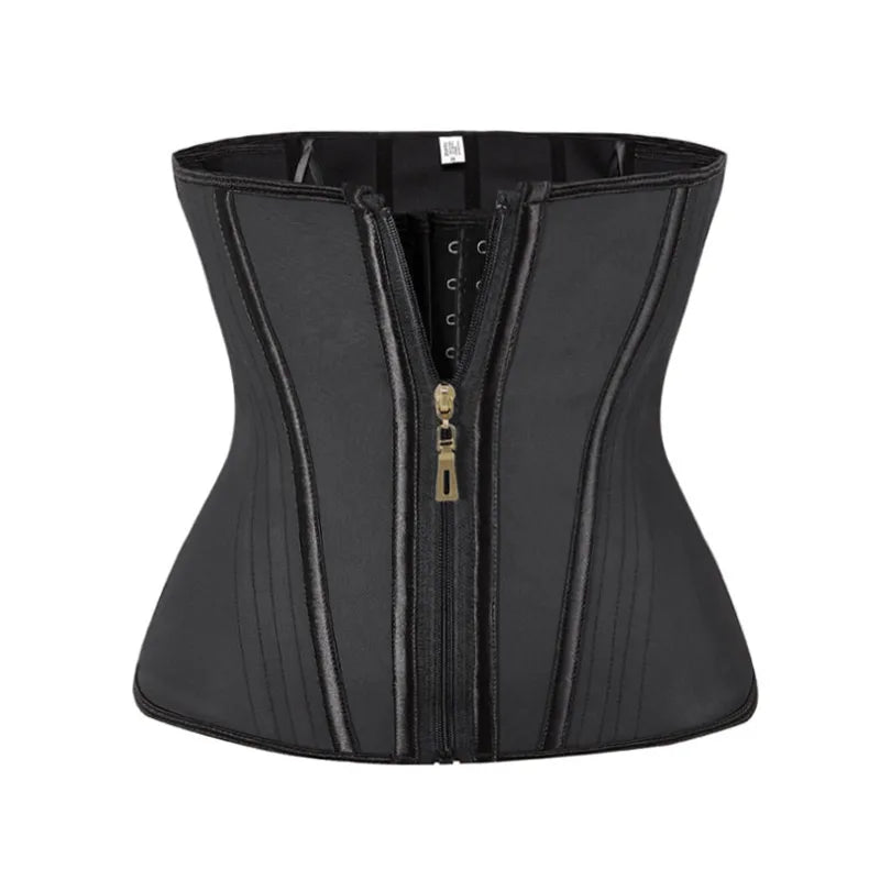 Fajas Colombianas Body Shaper Shapewear Women Vest Tops Double Compression Waist Trainer Corset Adjustable Zipper and Hook-eyes