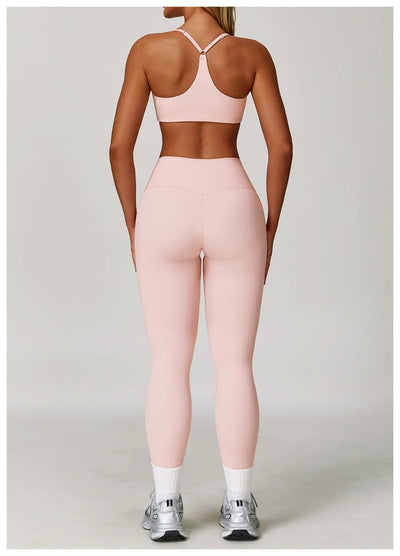 Women's Breathable Yoga Wear | Solid Design with Utility Pockets