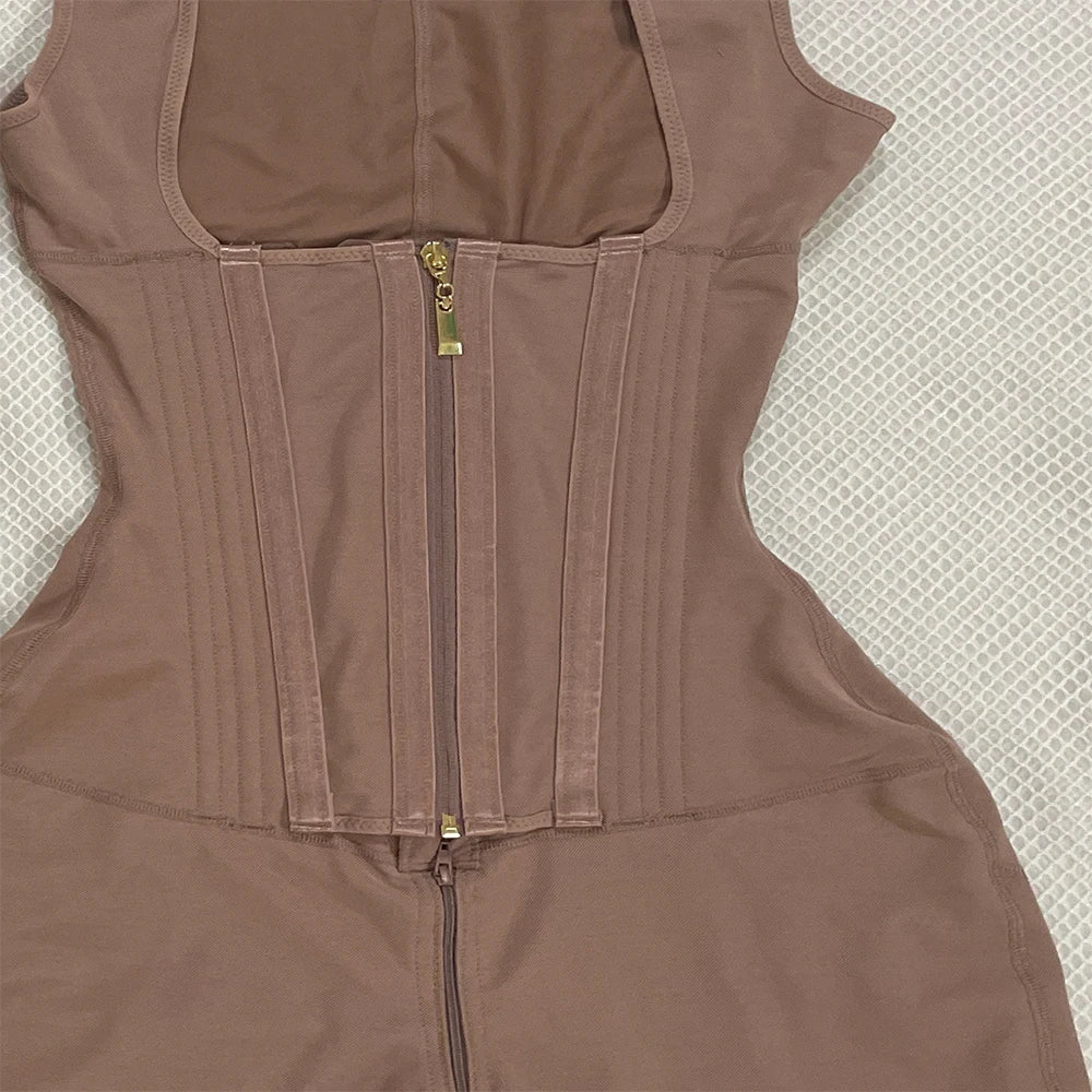 Shapewear hip lift Chest Lift Zipper compression belly compression Pants Shapewear high-waisted breasted shapewear