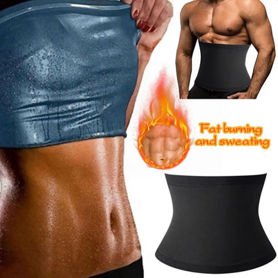 Men’s Waist Trimmer Belt | Anti-Pilling, Washable Belly Wrap & Workout Sweat Band
