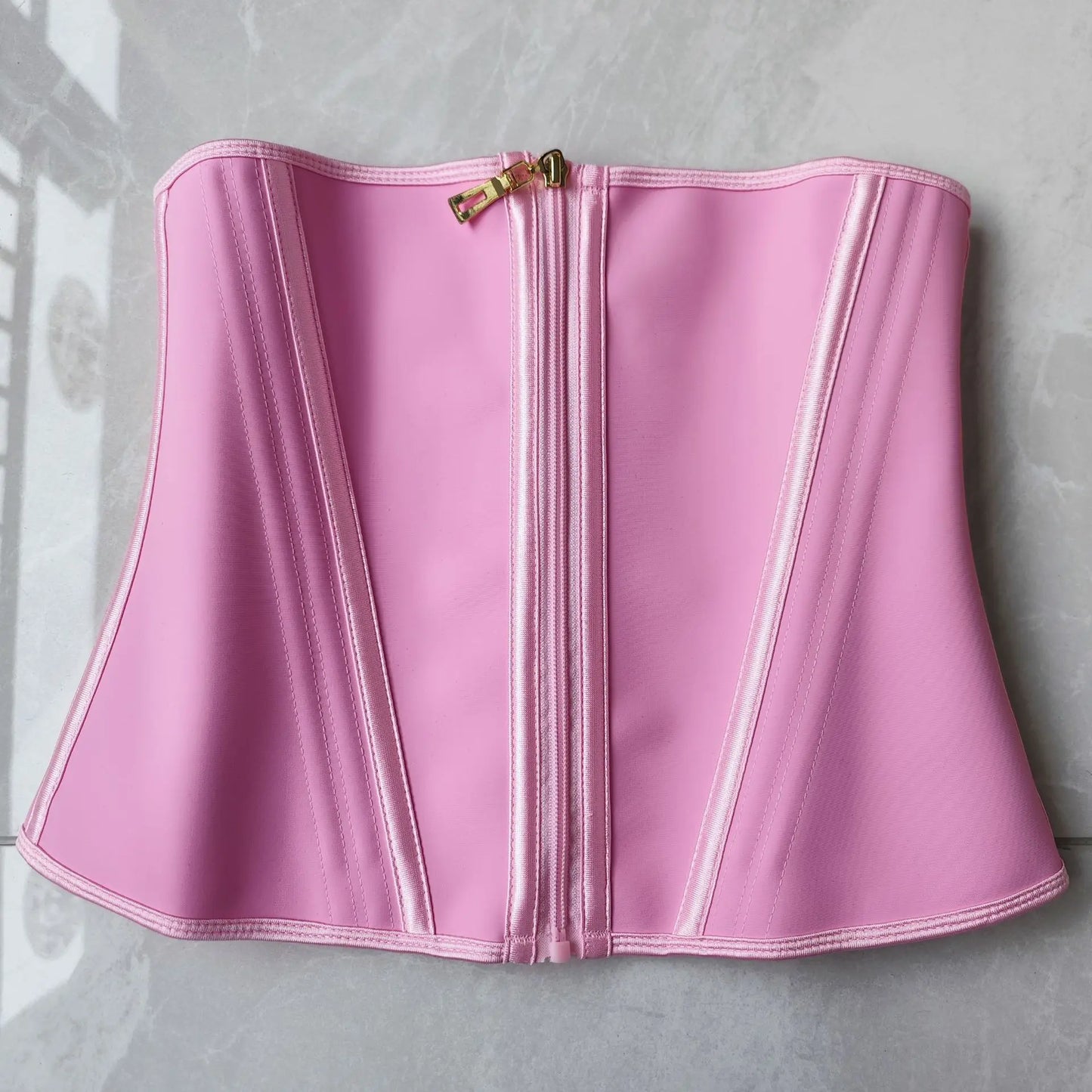 Fajas Colombianas Body Shaper Shapewear Women Vest Tops Double Compression Waist Trainer Corset Adjustable Zipper and Hook-eyes