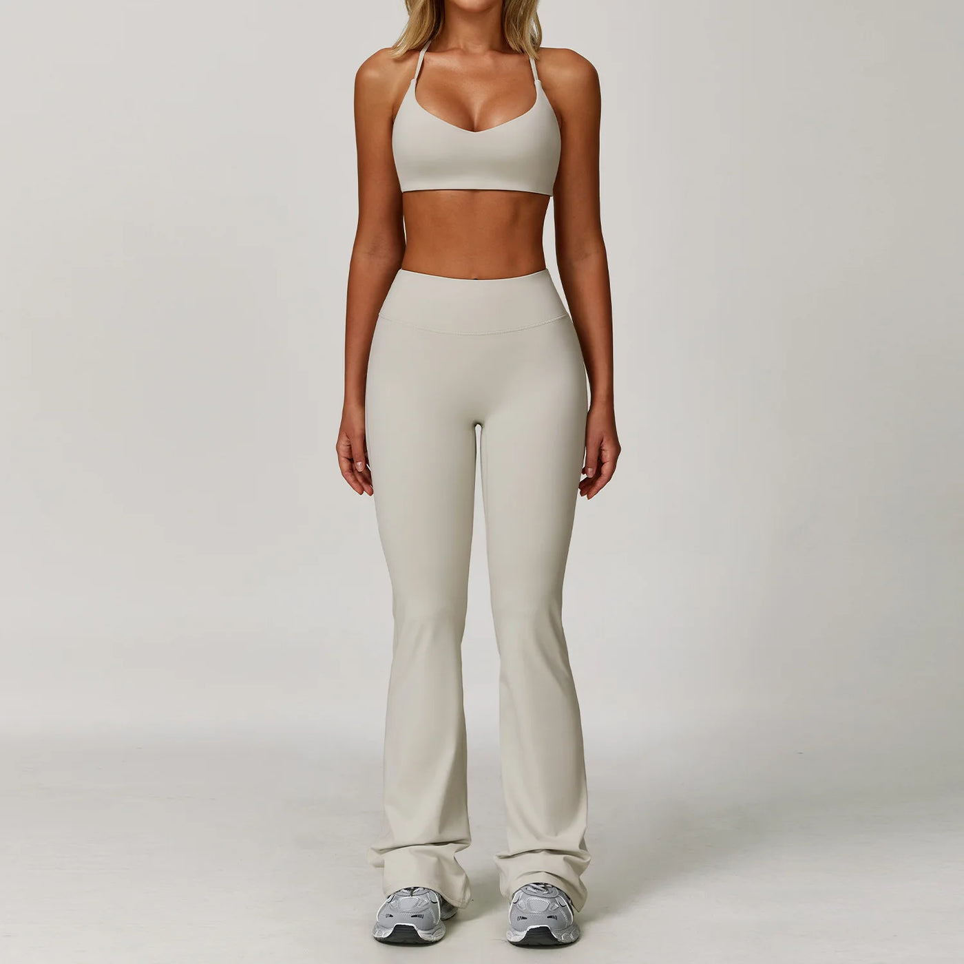 Women's Breathable Yoga Wear | Solid Design with Utility Pockets