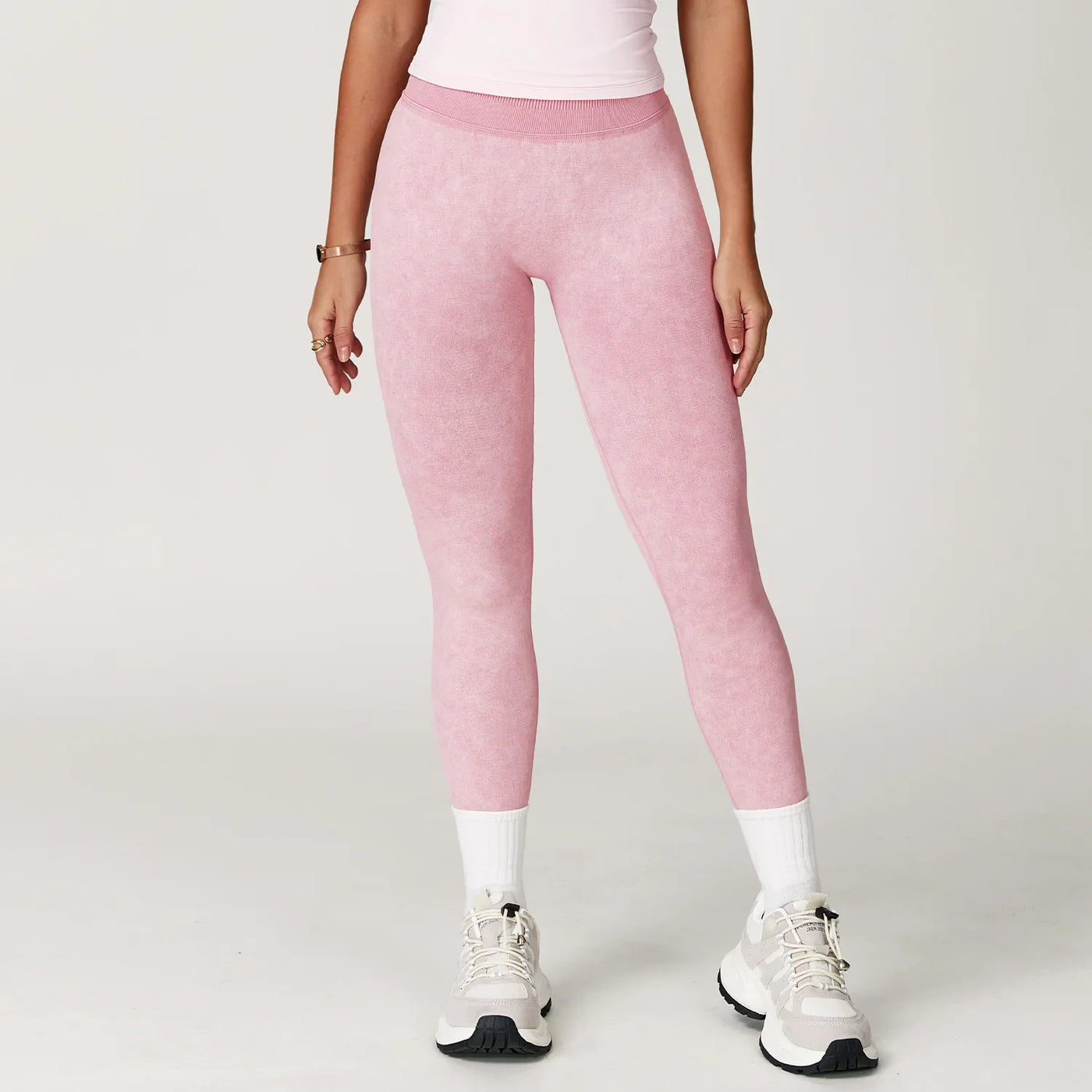 Impact Seamless Yoga Pants for Women | High Waist Ribbed Scrunch Bum Leggings