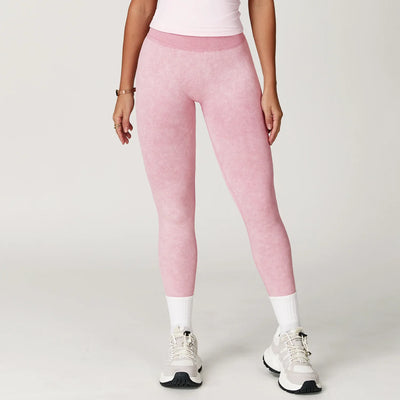 Impact Seamless Yoga Pants for Women | High Waist Ribbed Scrunch Bum Leggings