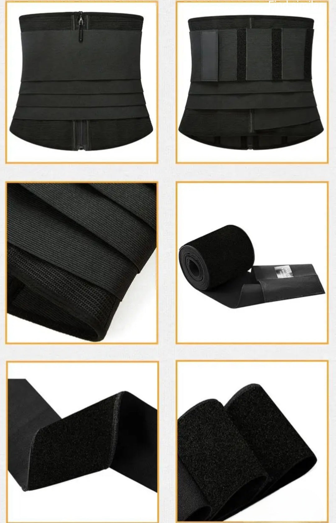 2-in-1 Detachable Waist Trainer and Slimming Belt