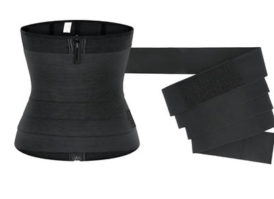 2-in-1 Detachable Waist Trainer and Slimming Belt