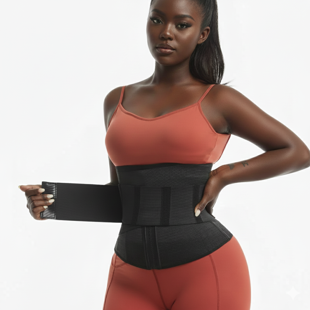 2-in-1 Detachable Waist Trainer and Slimming Belt