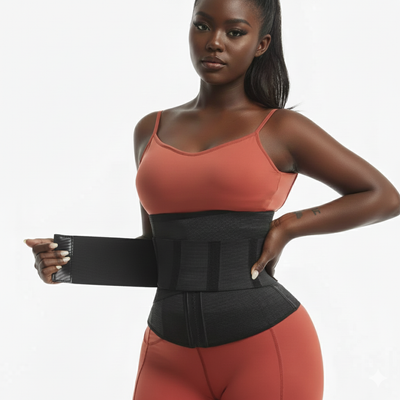 2-in-1 Detachable Waist Trainer and Slimming Belt