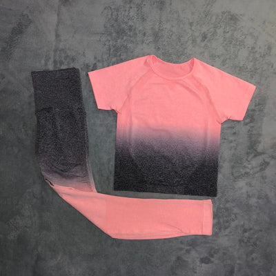 Women's Yoga Set - Stylish Leggings & Crop Top